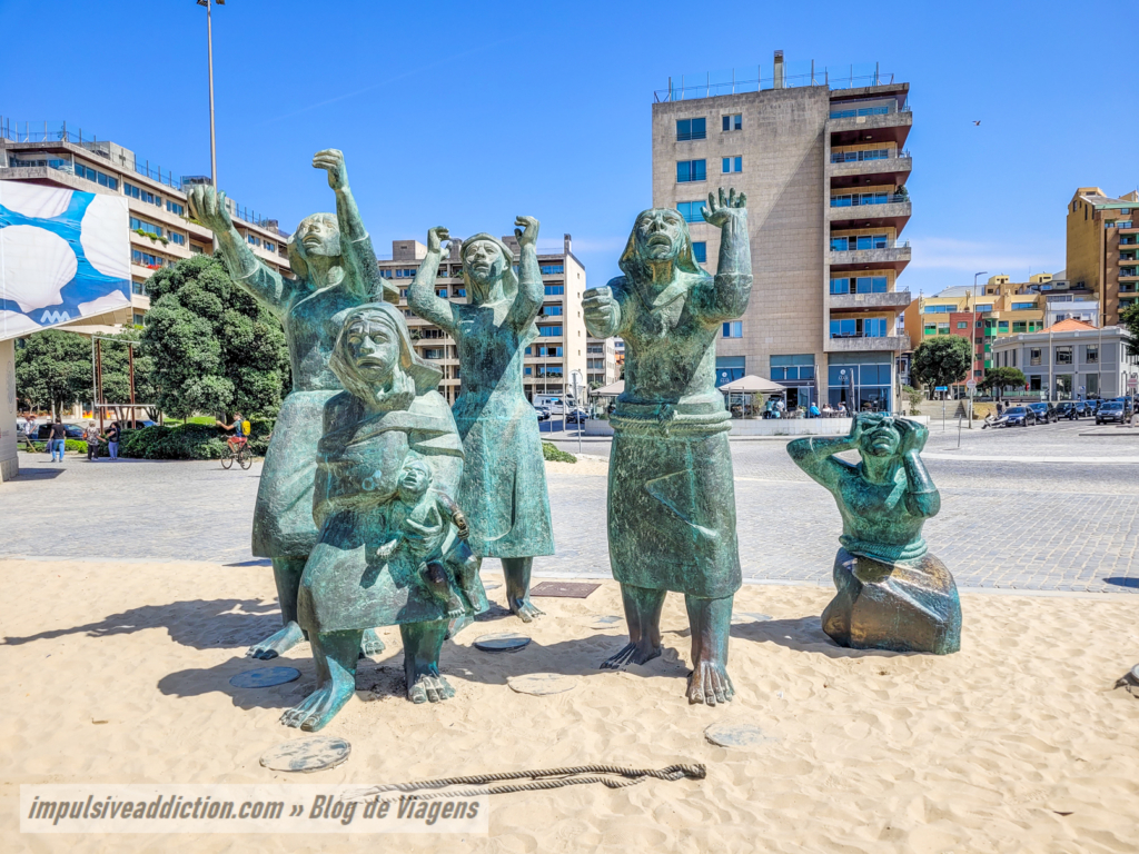 Monument to the Tragedy at Sea in Matosinhos Beach
