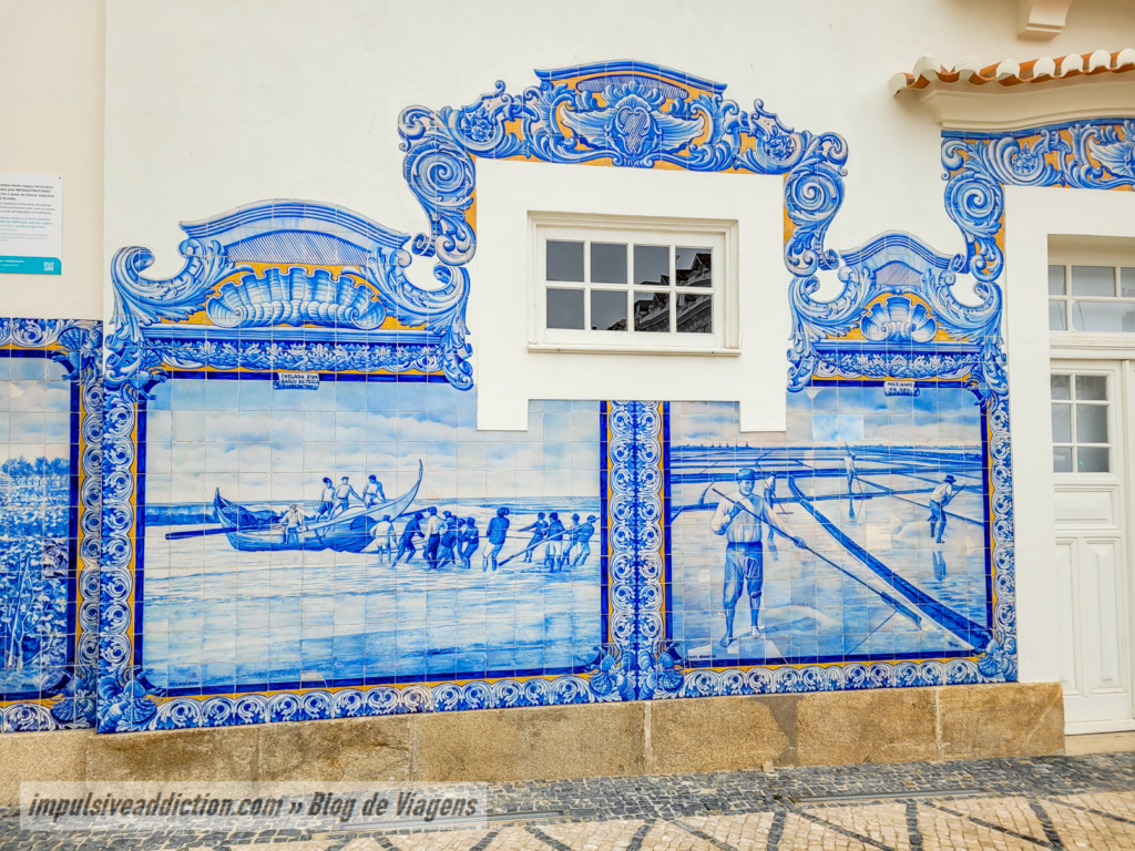 Tiles of the Old Train Station of Aveiro