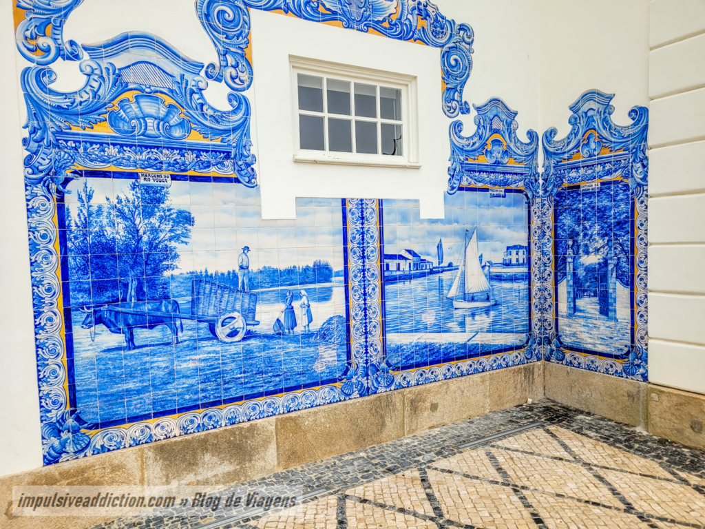 Tiles of the Old Train Station of Aveiro