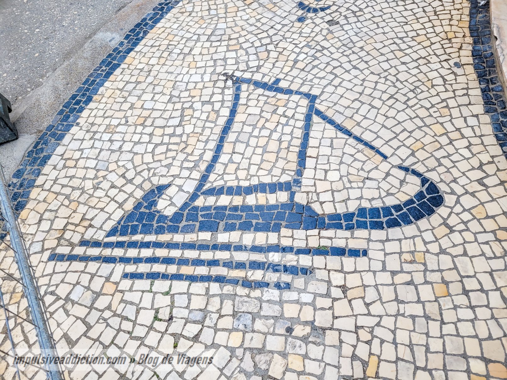 Portuguese Pavement on Avenue Doutor Lourenço Peixinho
