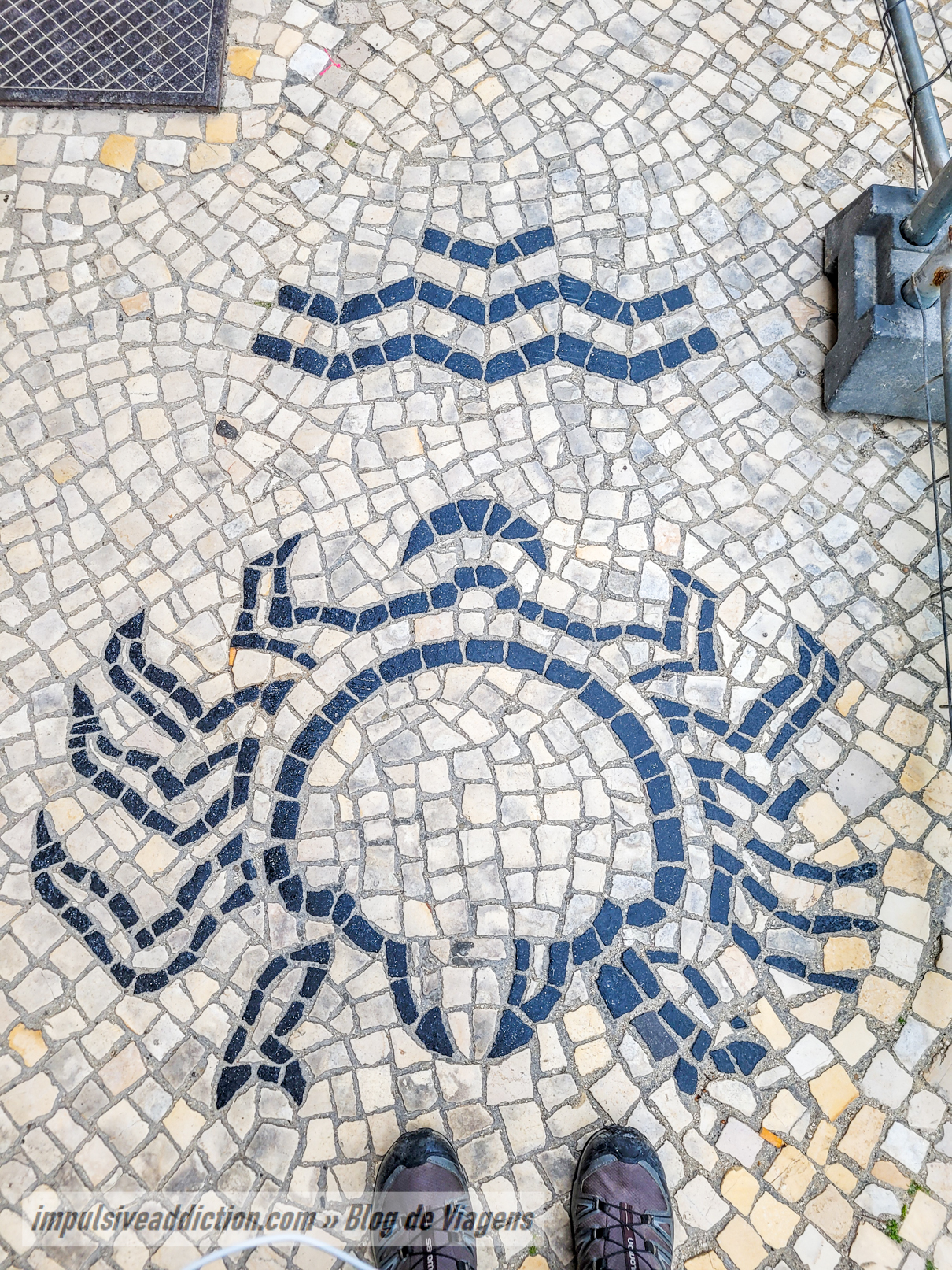 Portuguese Pavement on Avenue Doutor Lourenço Peixinho