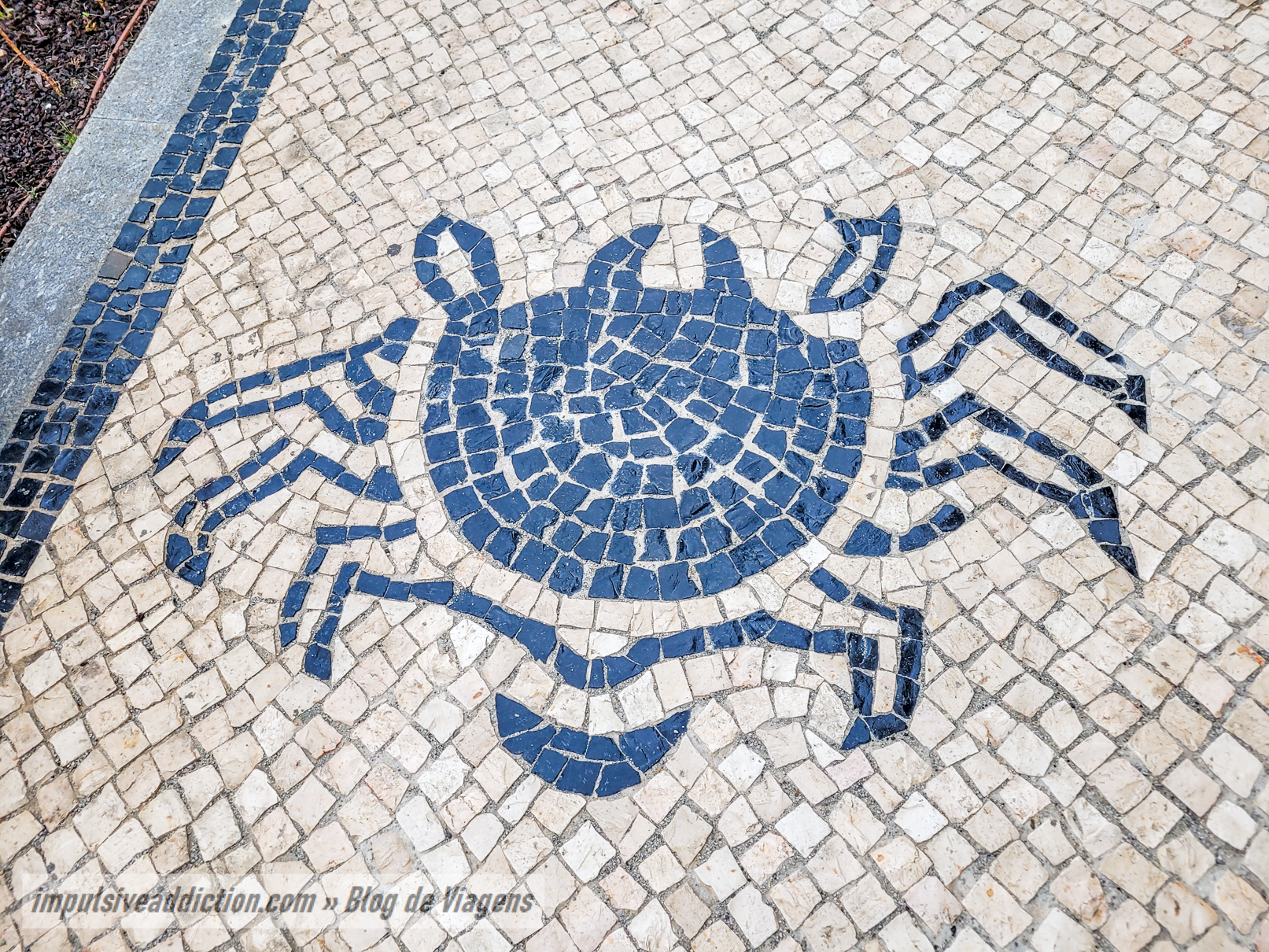 Portuguese Pavement on Avenue Doutor Lourenço Peixinho