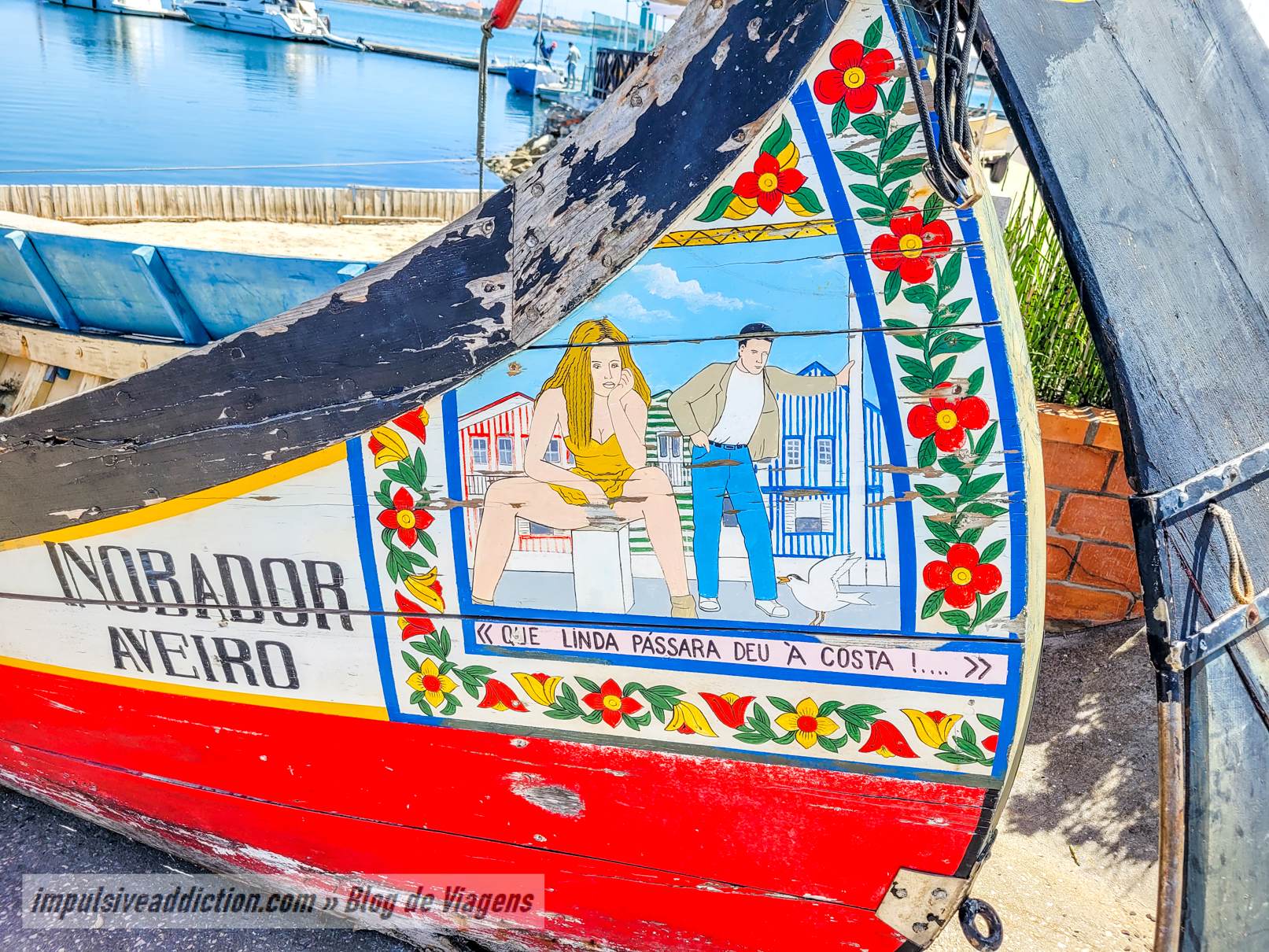 Barco Moliceiro na Costa Nova