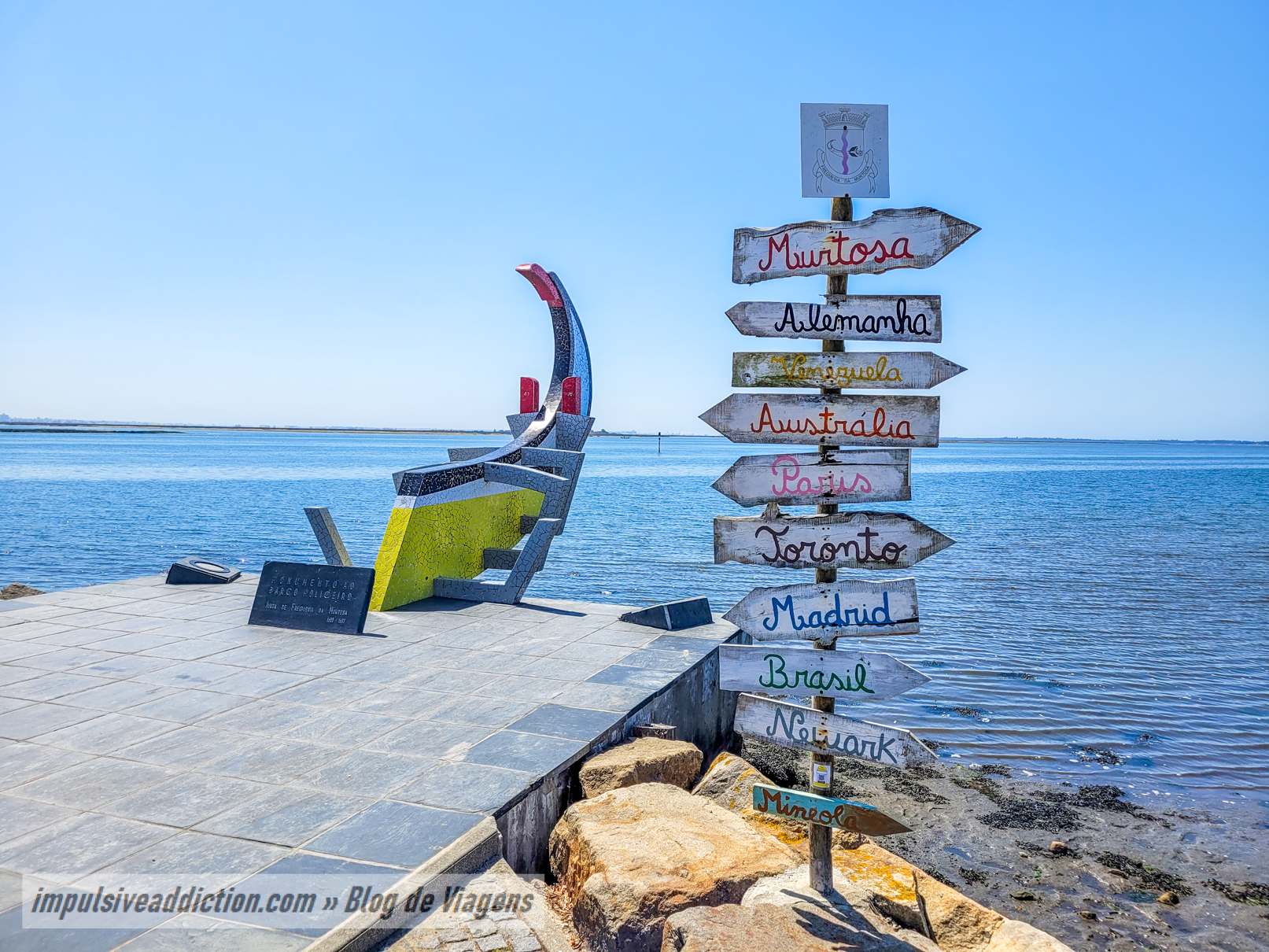Visitar Murtosa | Monumento ao Moliceiro no Cais do Bico