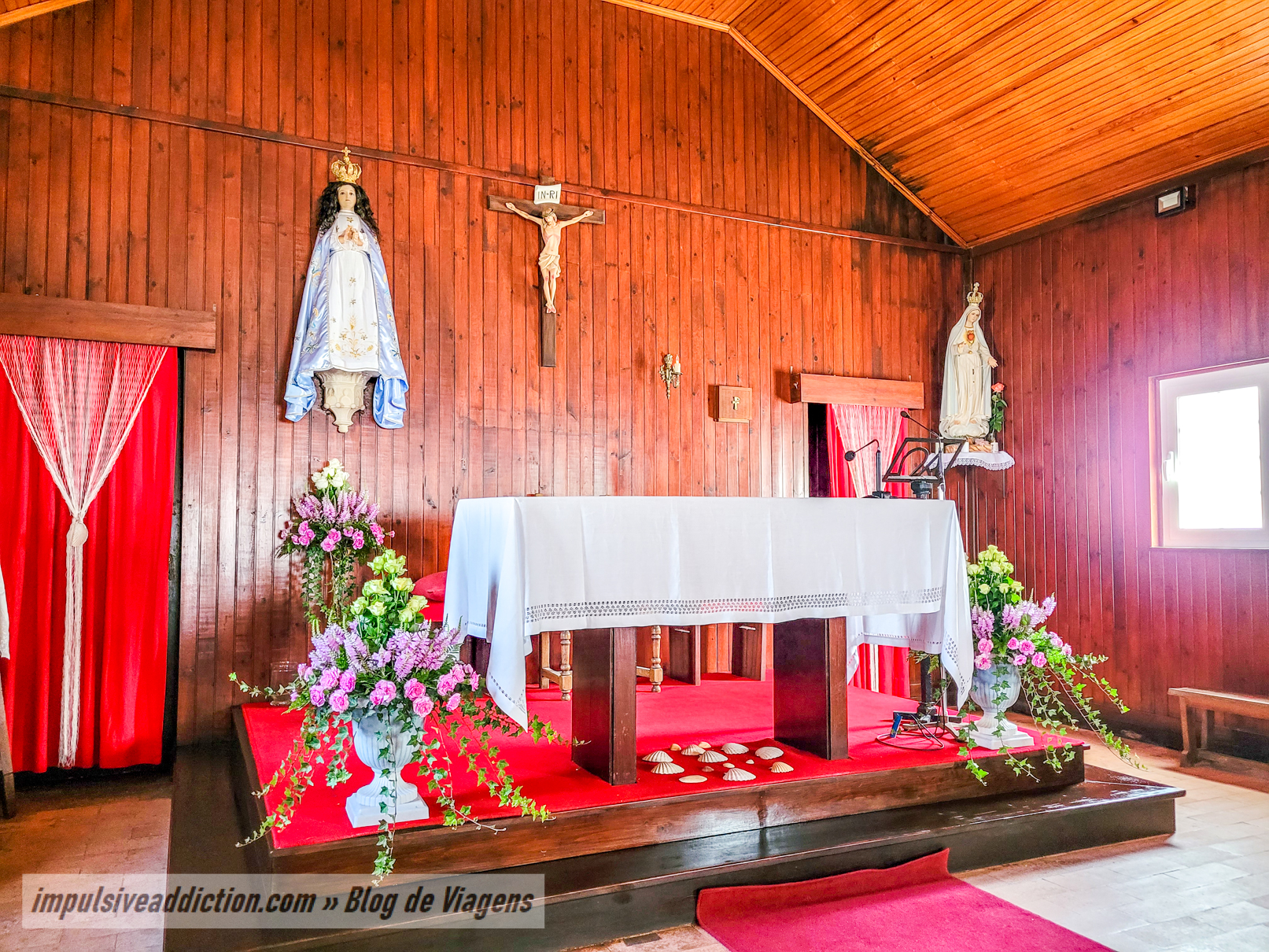 Chapel of Nossa Senhora da Conceição in Mira beach