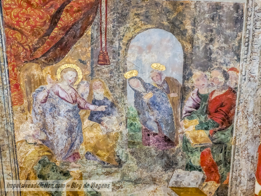 Fresco na Capela de Nossa Senhora da Penha de França