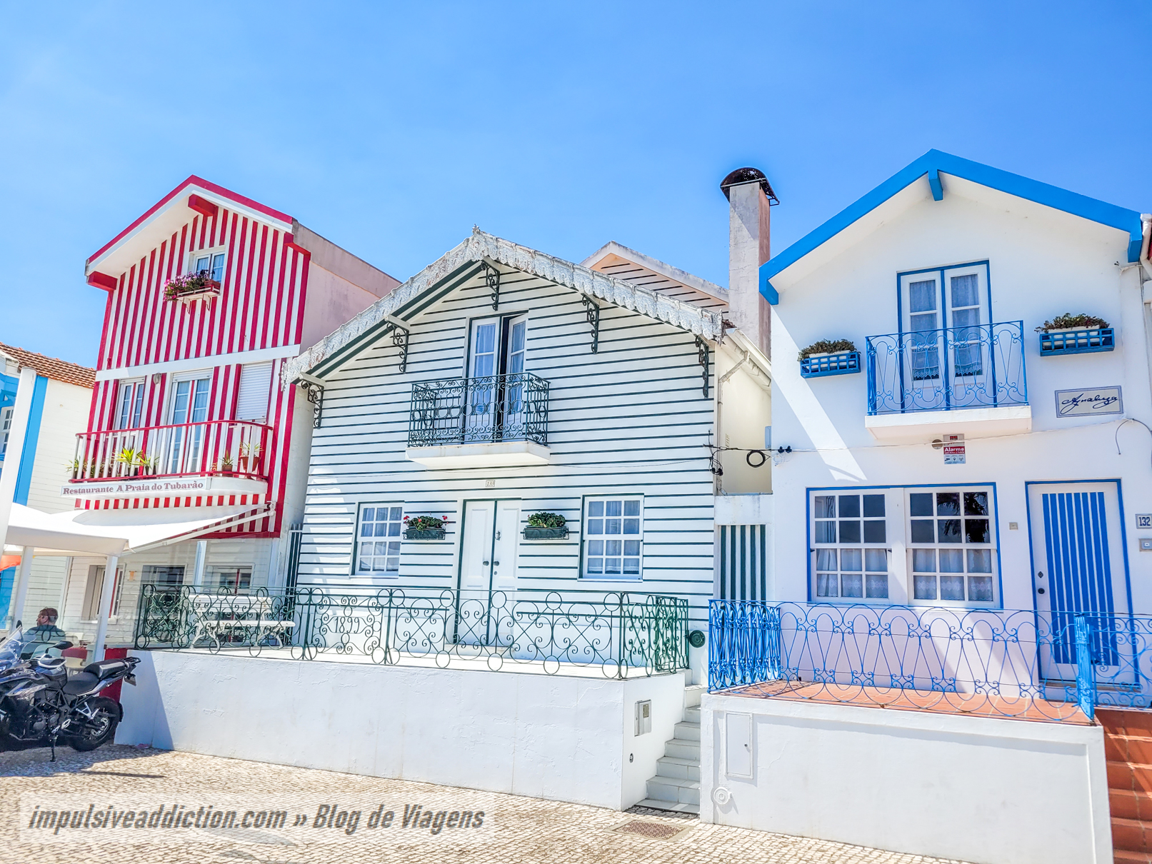 Colorful Houses of Costa Nova