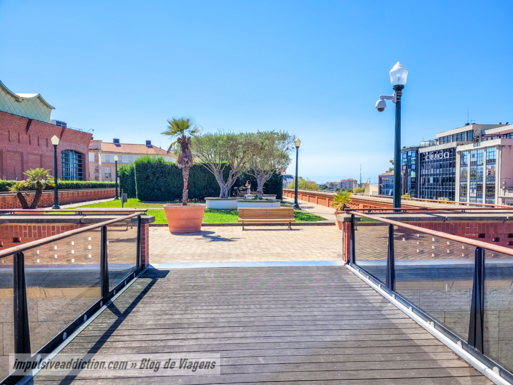 Garden of Olives at the top of Aveiro Forum