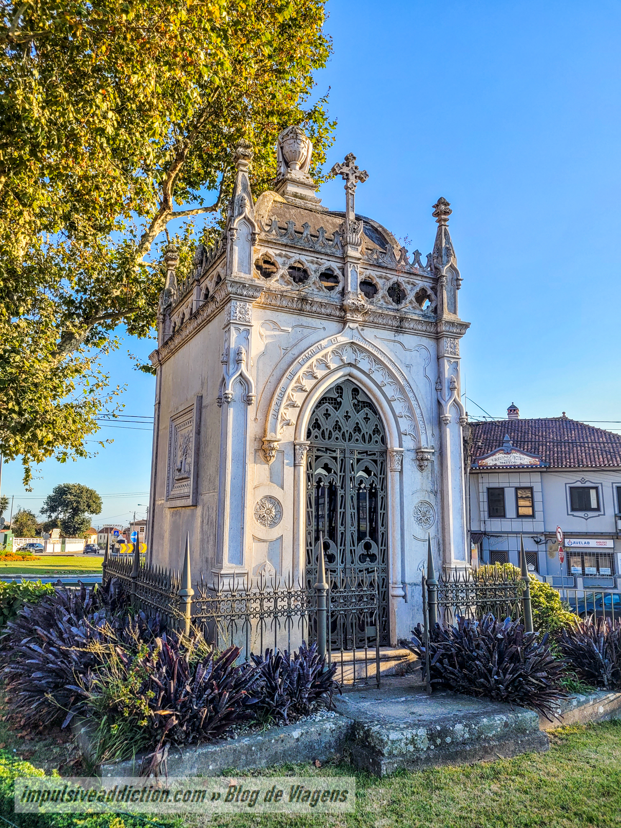 Jazigos junto da Igreja de São Martinho de Salreu