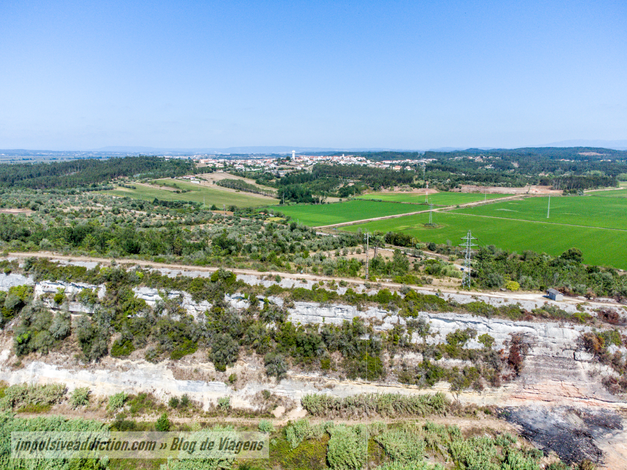 Paisagem envolvente do Baloiço de Alfarelos