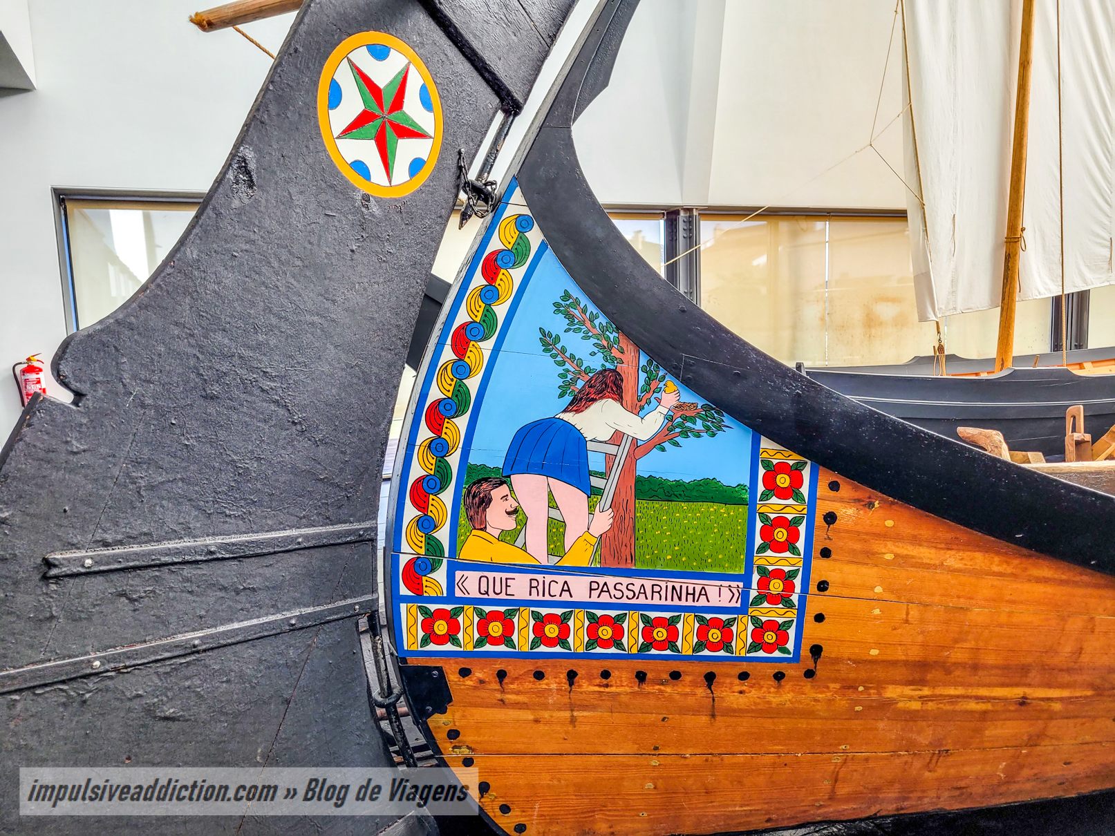 Sala das Embarcações da Ria de Aveiro no Museu Marítimo