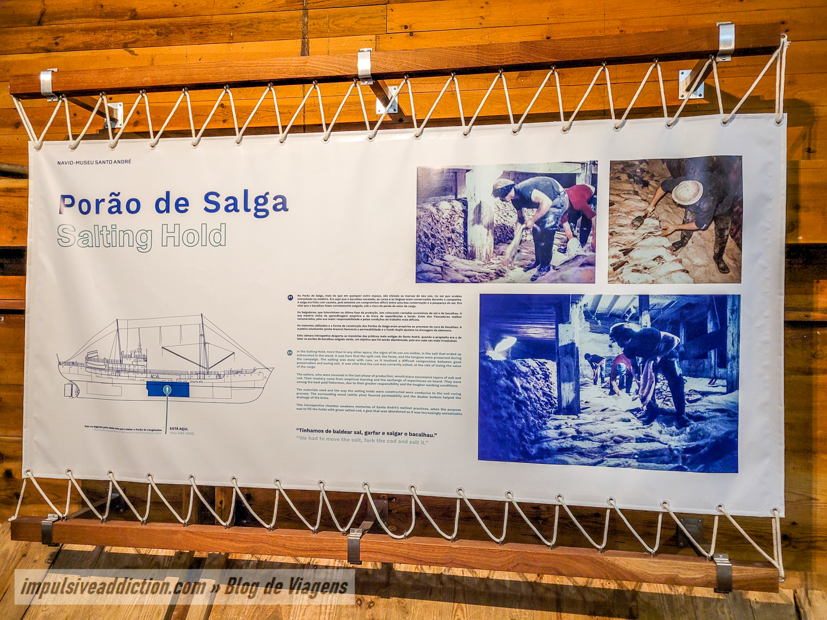 Porão do Navio-Museu de Santo André