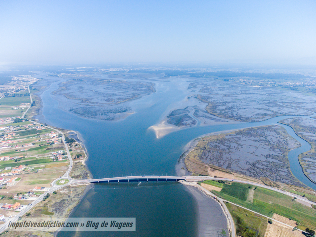 Ponte de Varela e Paisagem da Ria de Aveiro em Murtosa