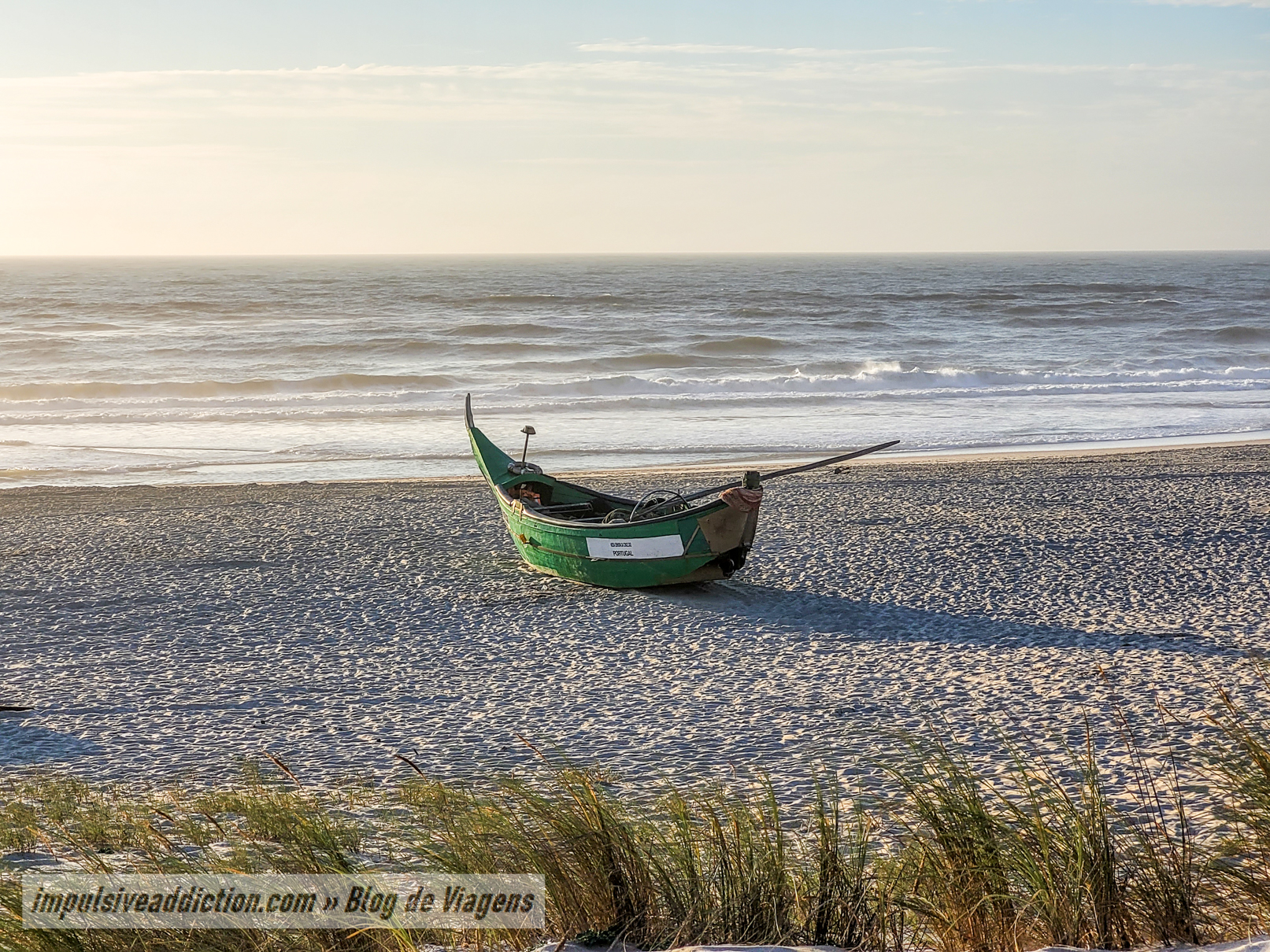 Praia de Areão ao visitar Vagos