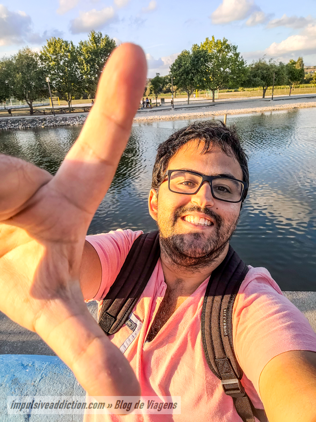 Eu, na Praia Fluvial da Ereira