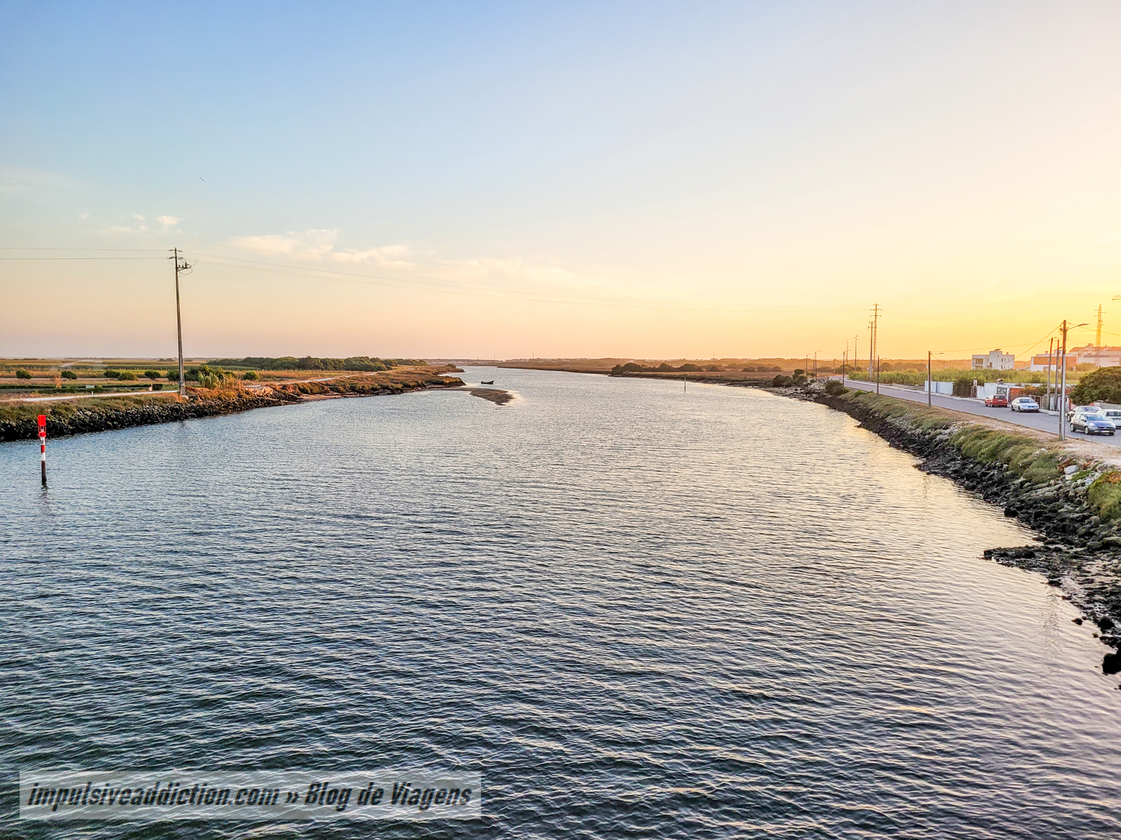 Ria de Aveiro junto da Ponte da Vagueira
