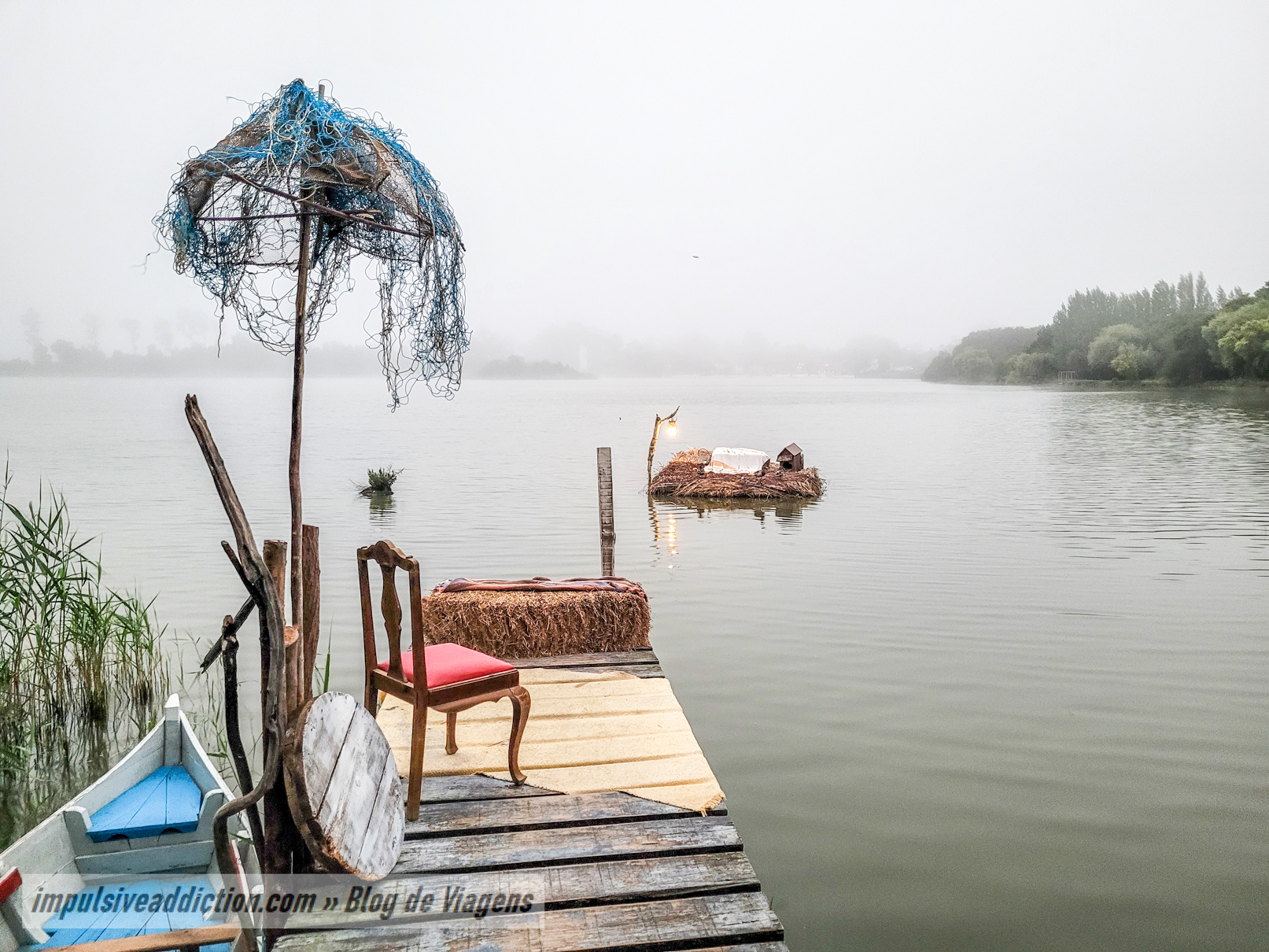 Mira lagoon in the vicinity of Sítio do Cartaxo