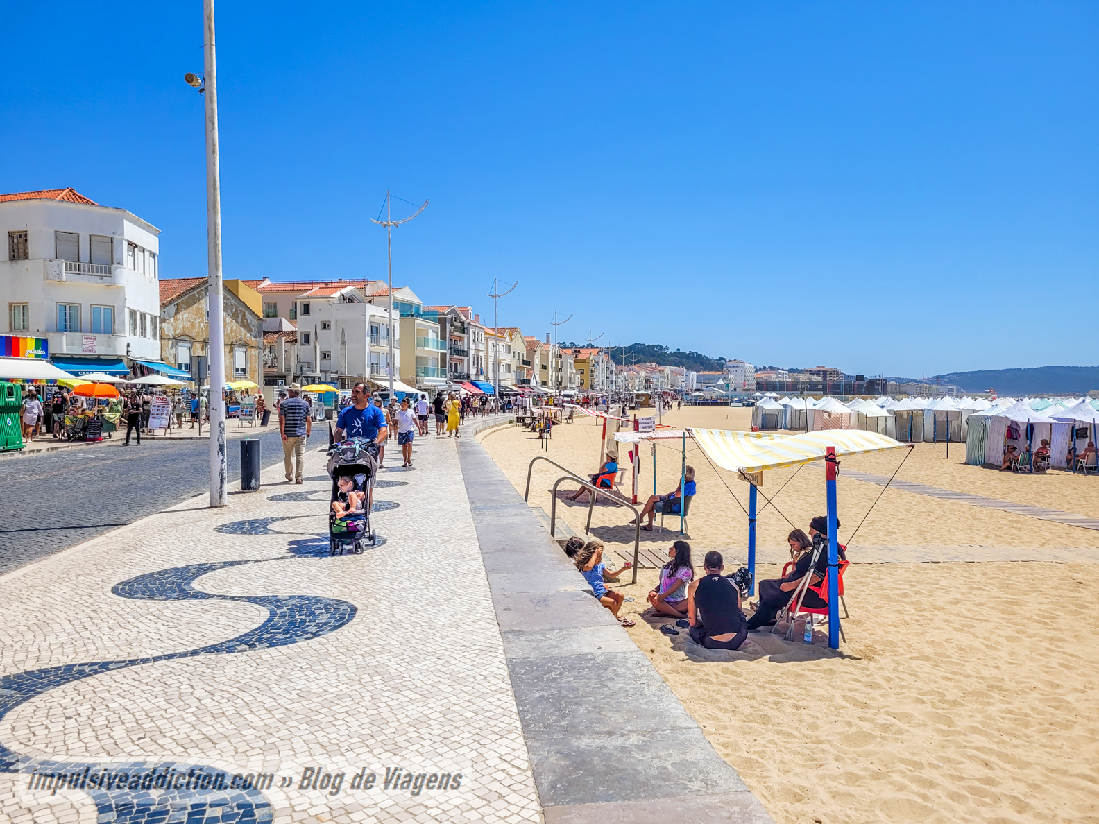 Avenida da República da Praia da Nazaré