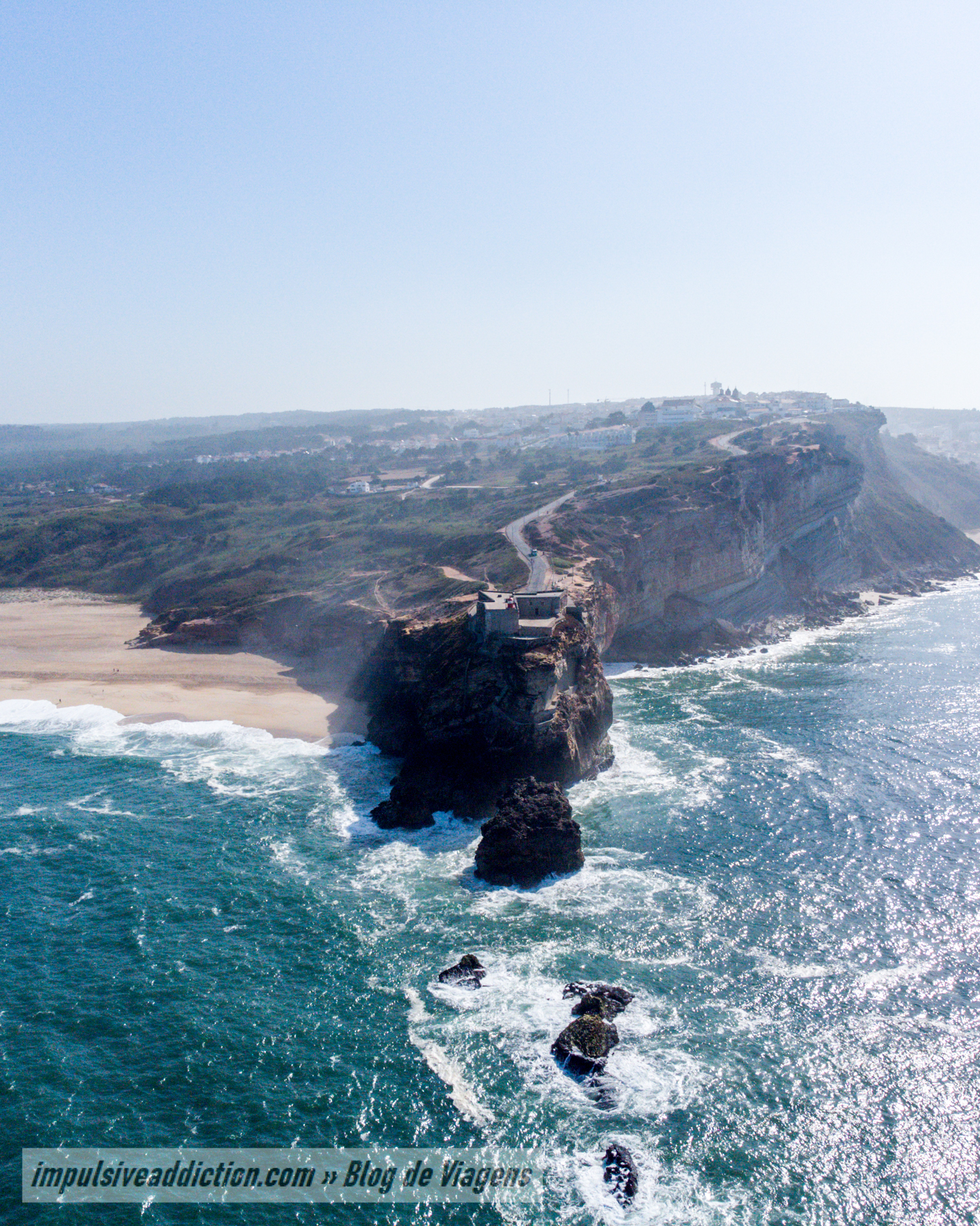 Promontory of Nazaré and Guilhim Rock