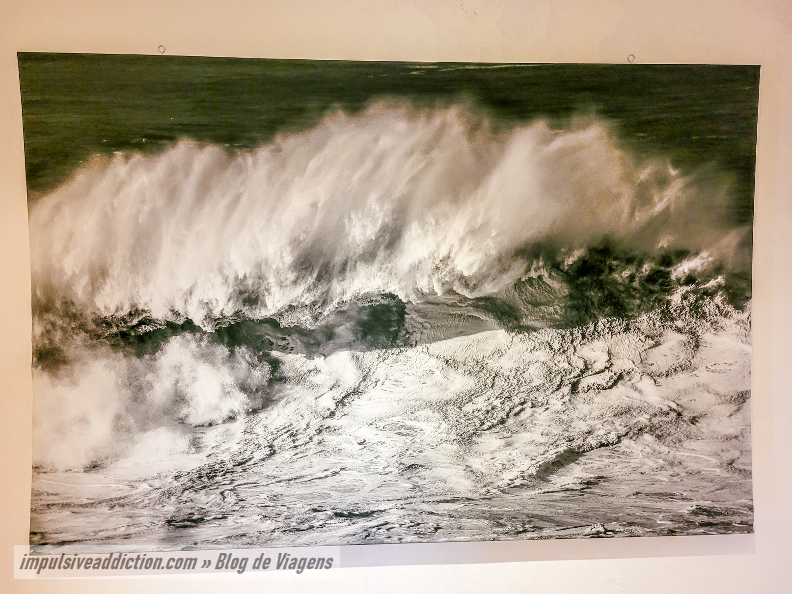 Museu do Forte da Nazaré sobre as Ondas Gigantes