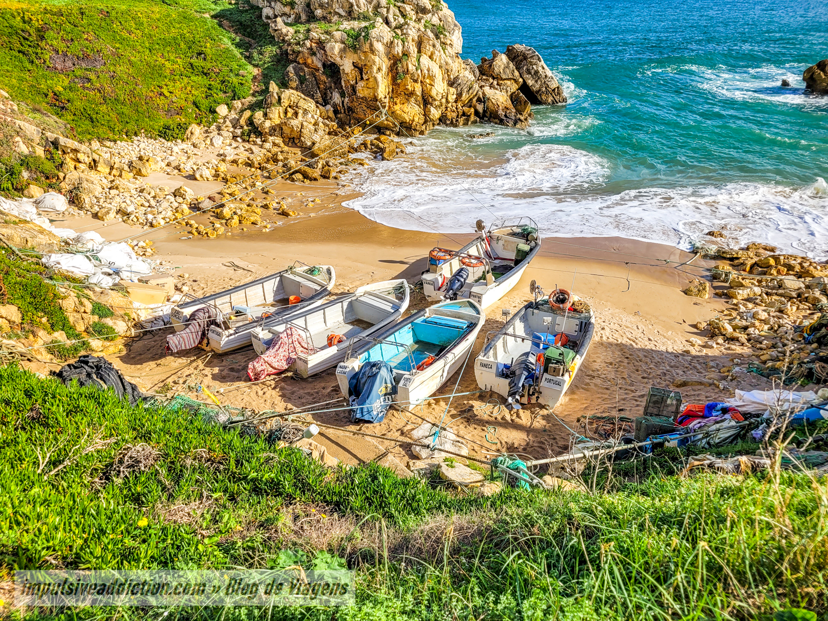 Boats Beach in Baleal