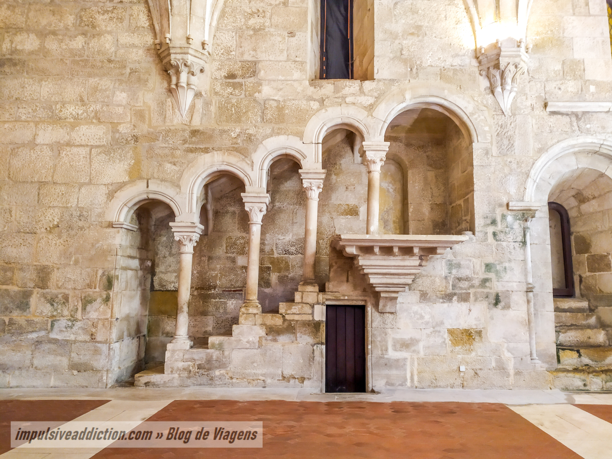 Inside the Monastery of Alcobaça