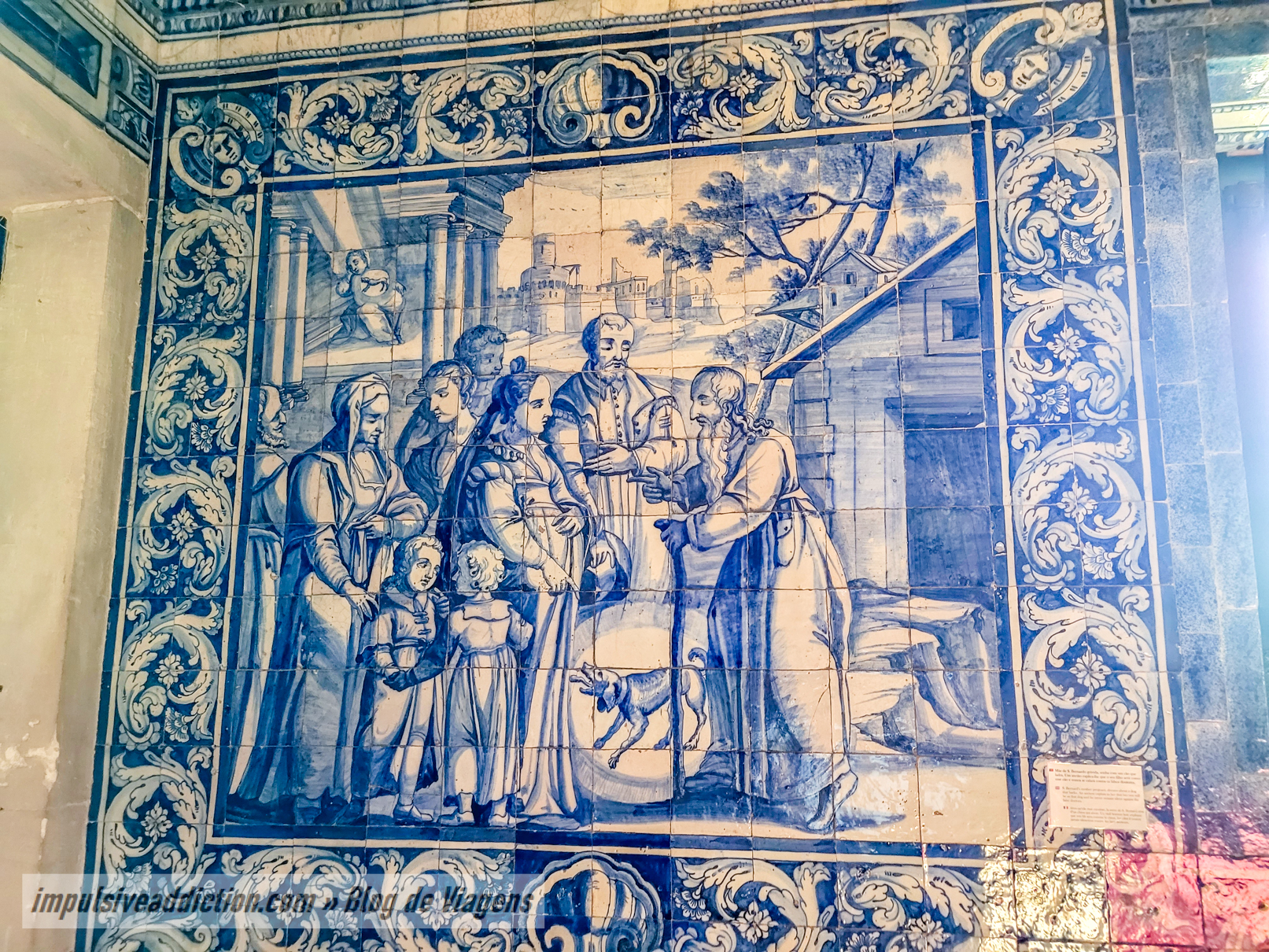 Example of tiles from the Monastery of Santa Maria de Coz
