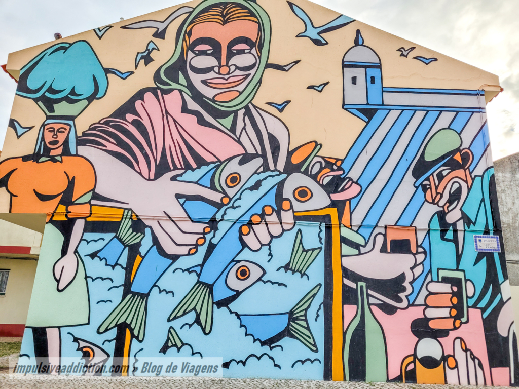 Urban Art mural in Peniche