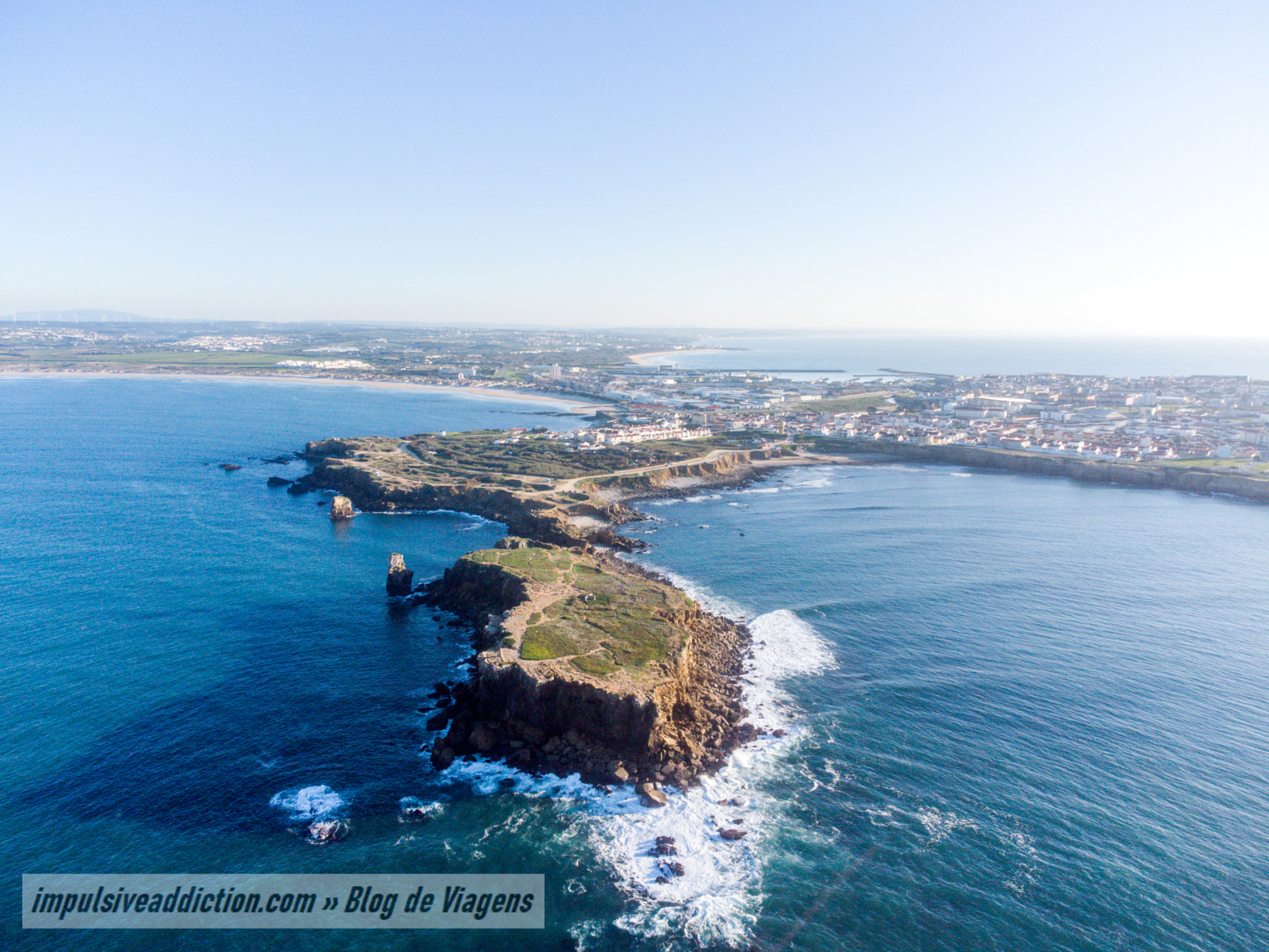 Papoa de Peniche (drone view)