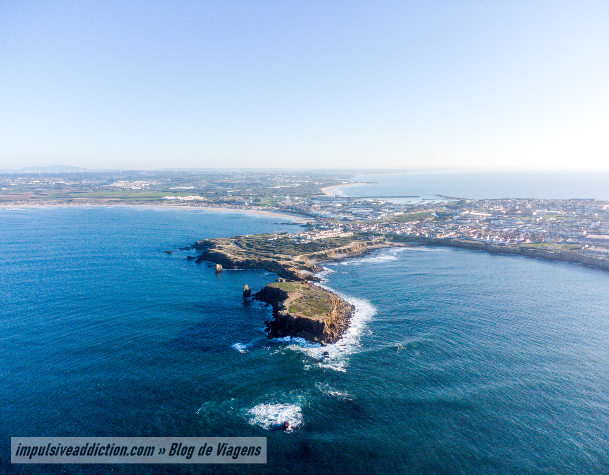 Papoa de Peniche (drone view)