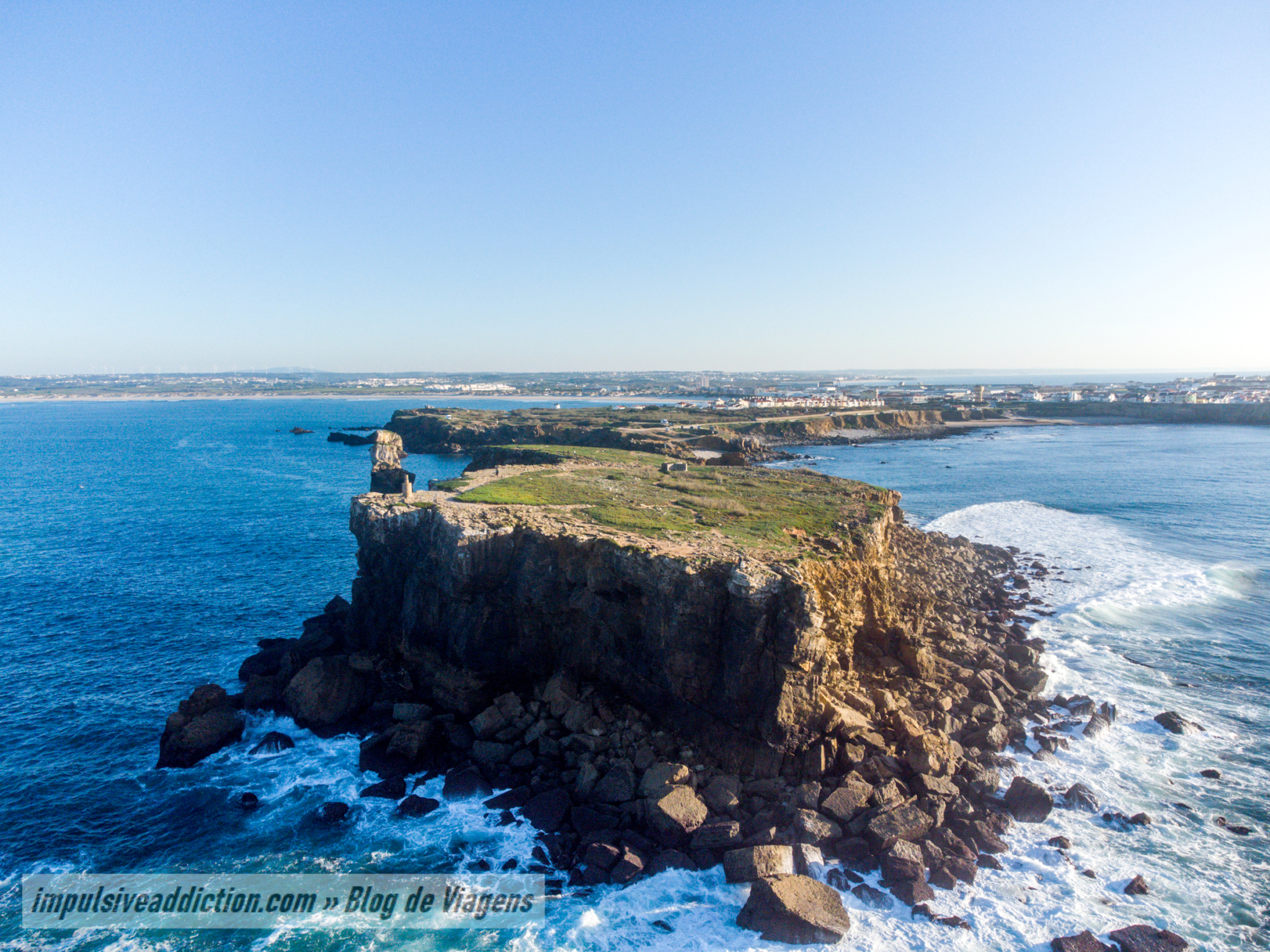 Papoa de Peniche (drone view)