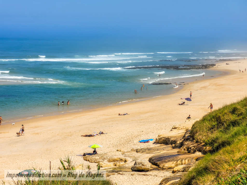 Praia da Légua na Costa de Alcobaça