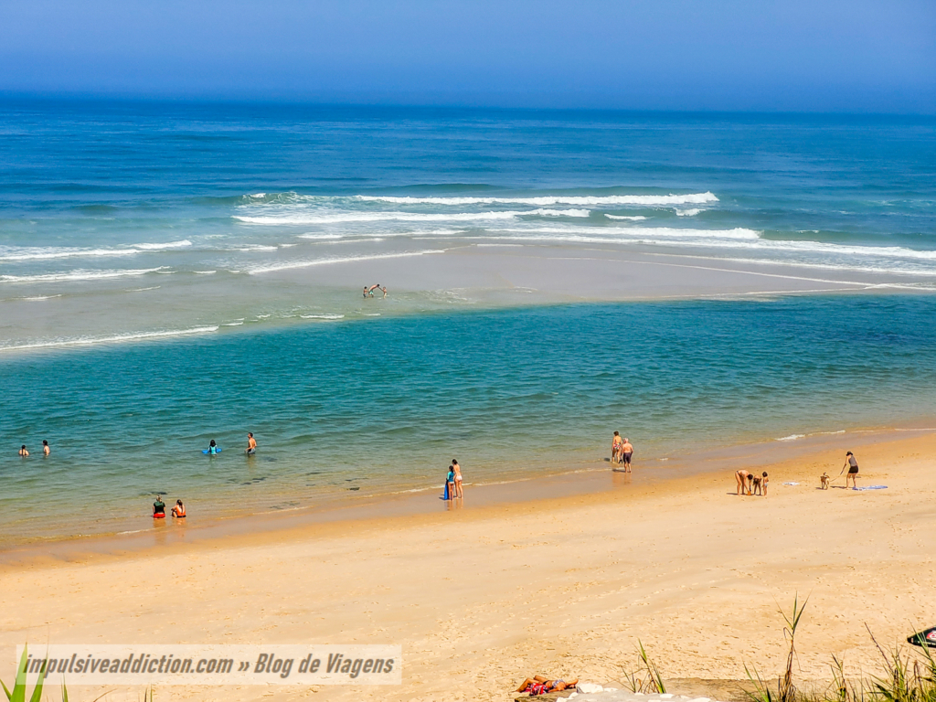 Praia da Légua na Costa de Alcobaça