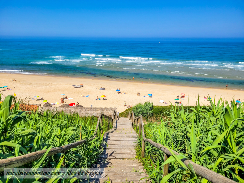 Praia da Légua na Costa de Alcobaça