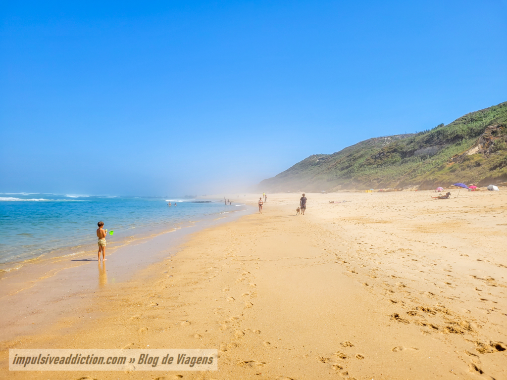 Praia da Légua na Costa de Alcobaça