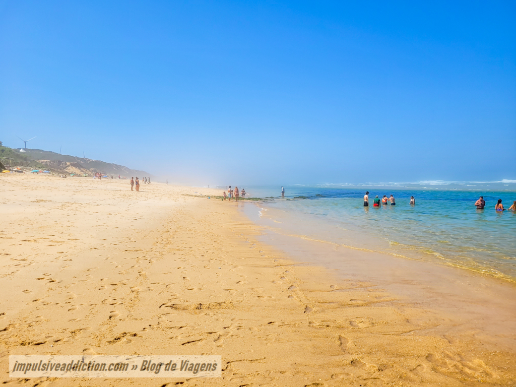 Praia da Légua na Costa de Alcobaça