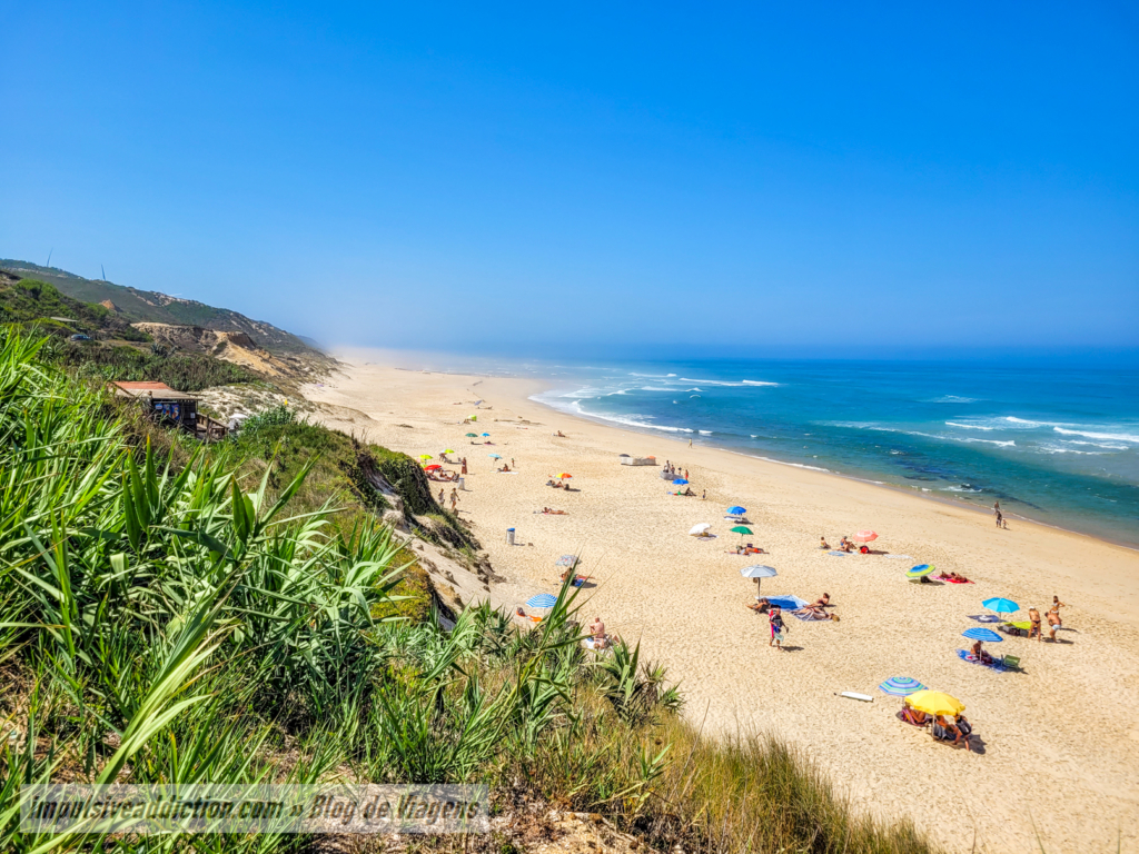 Praia da Légua na Costa de Alcobaça