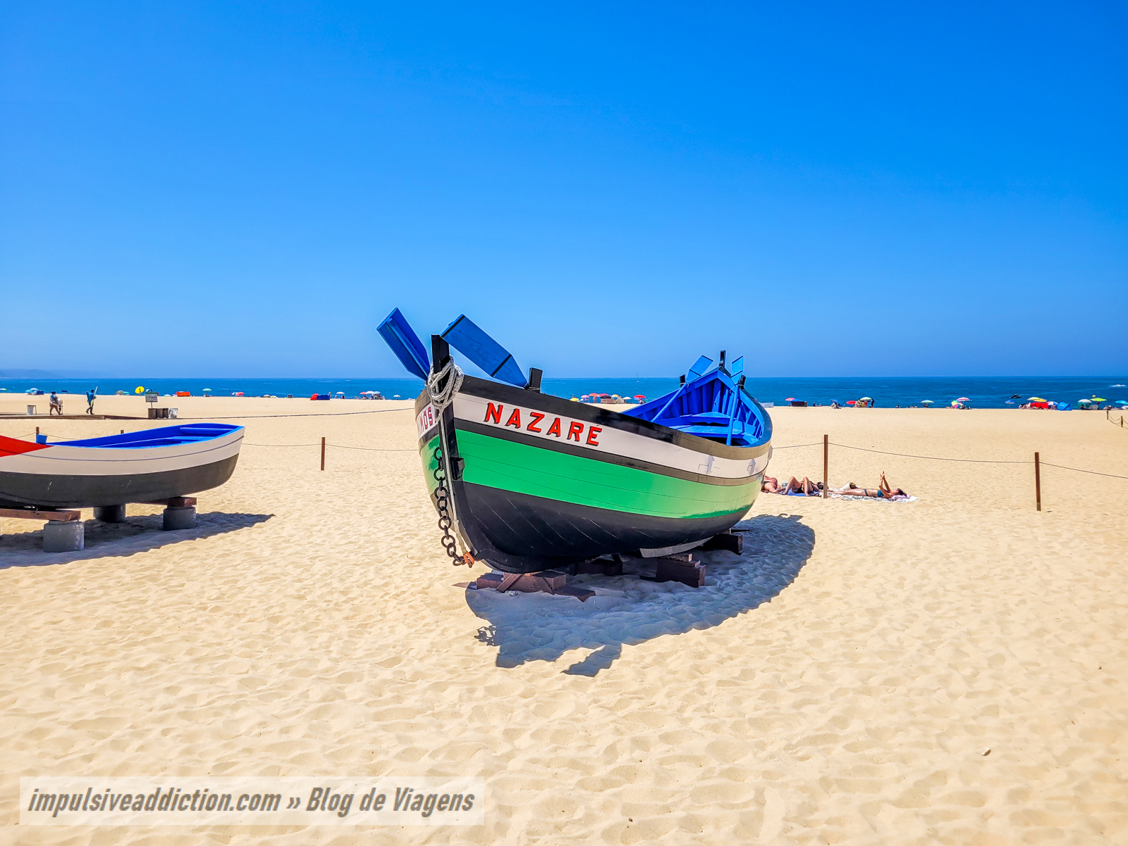 Barcos da Praia da Nazaré