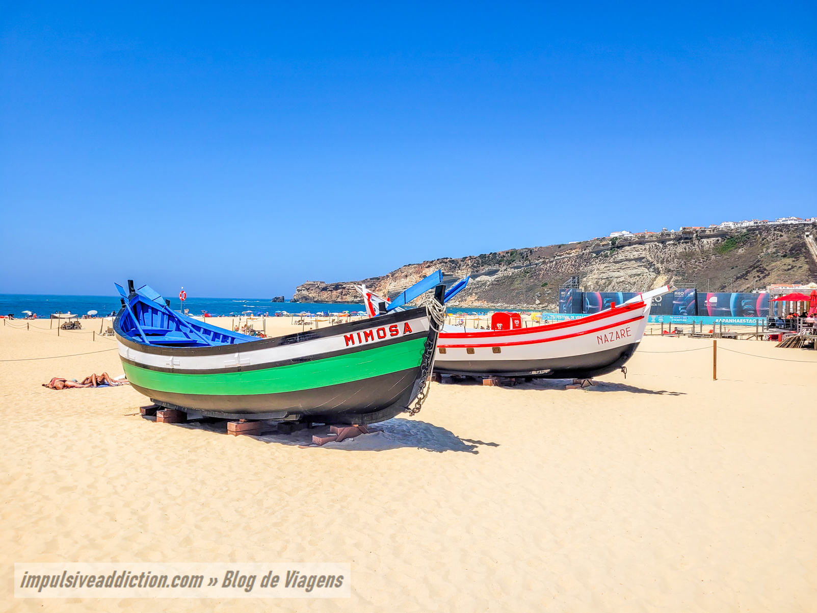 Barcos da Praia da Nazaré