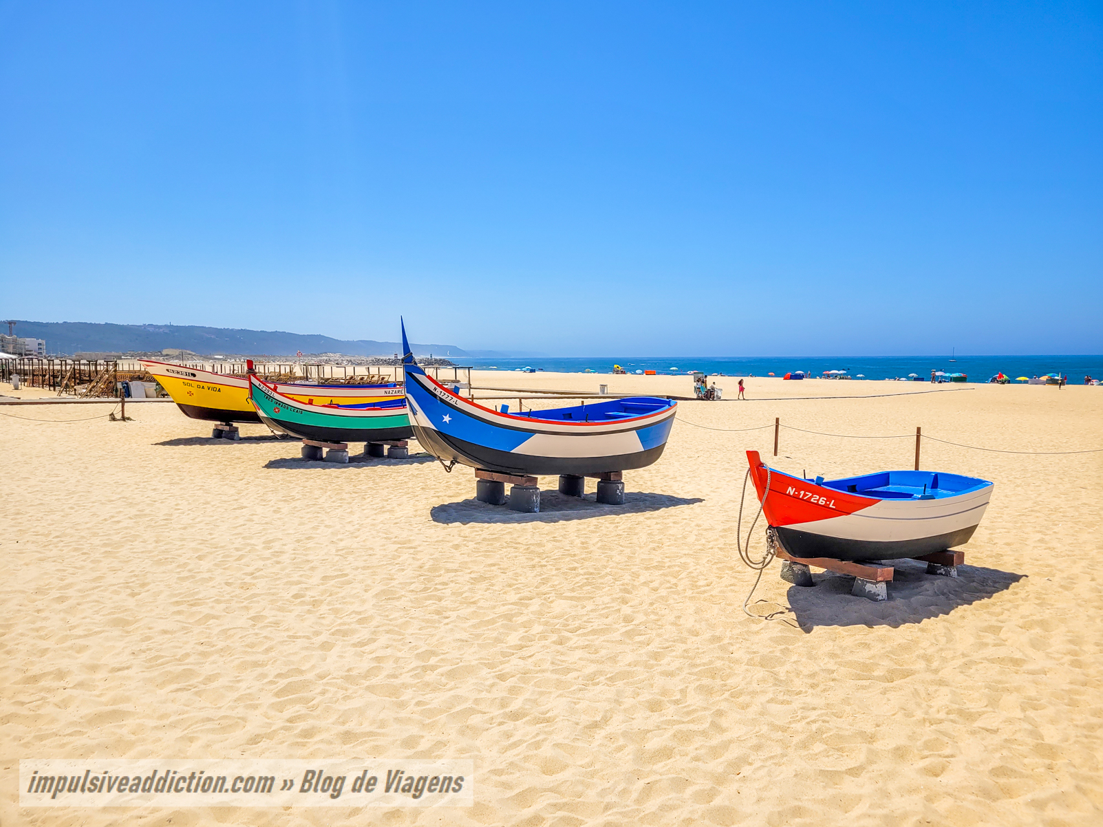 Barcos da Praia da Nazaré