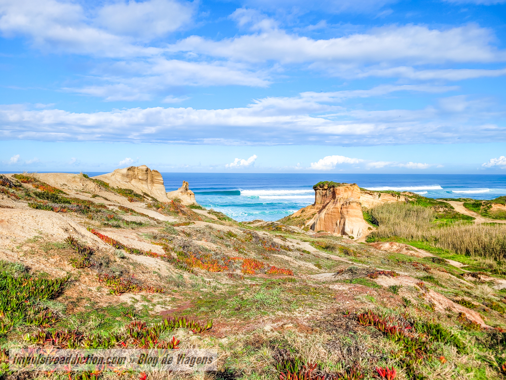 Almagreira Beach Rock Formations