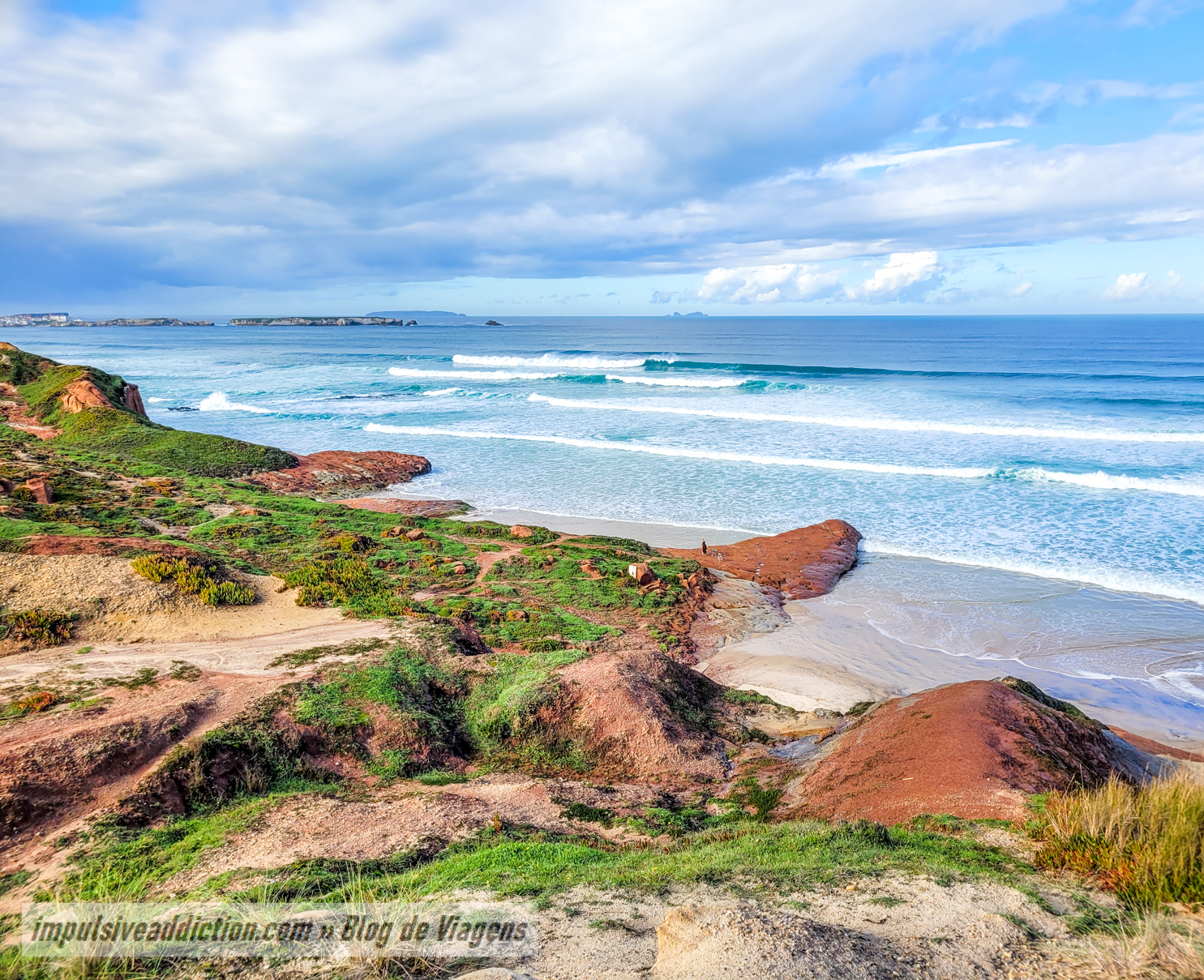 Almagreira Beach Rock Formations