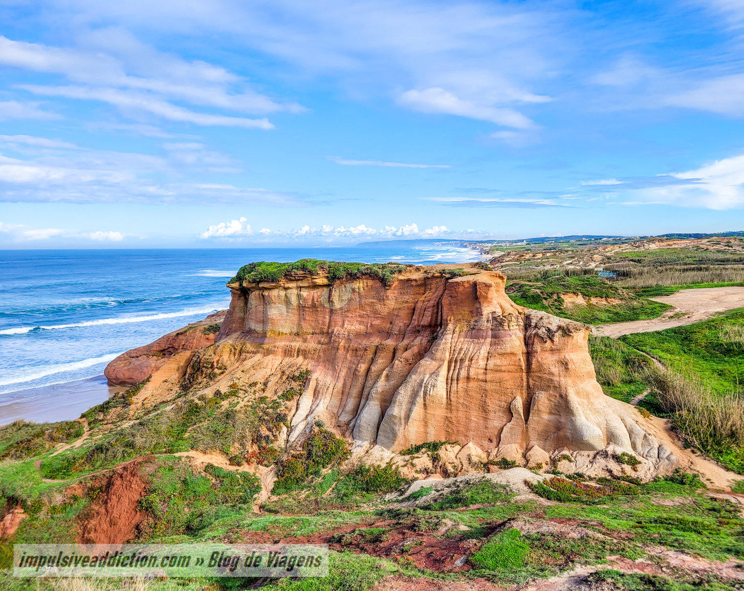 Almagreira Beach Rock Formations