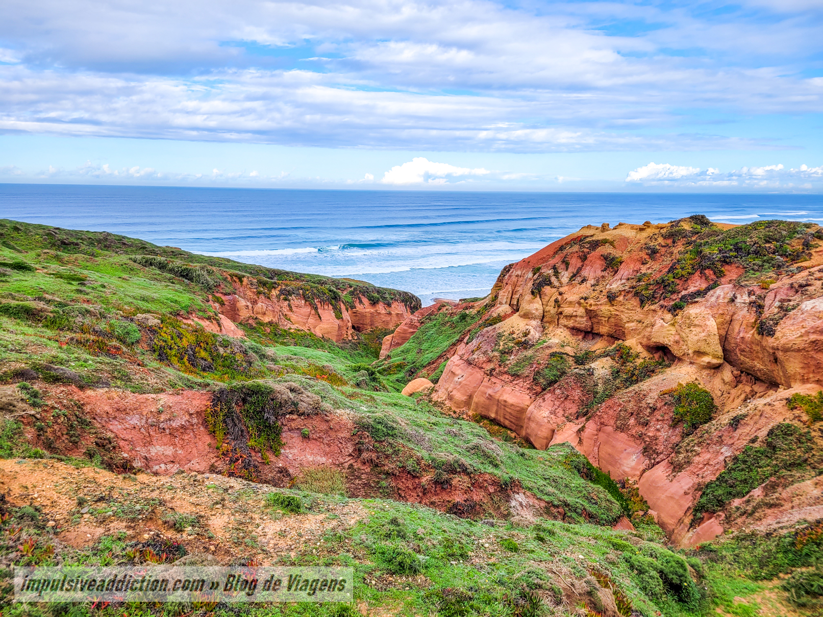 Almagreira Beach Rock Formations
