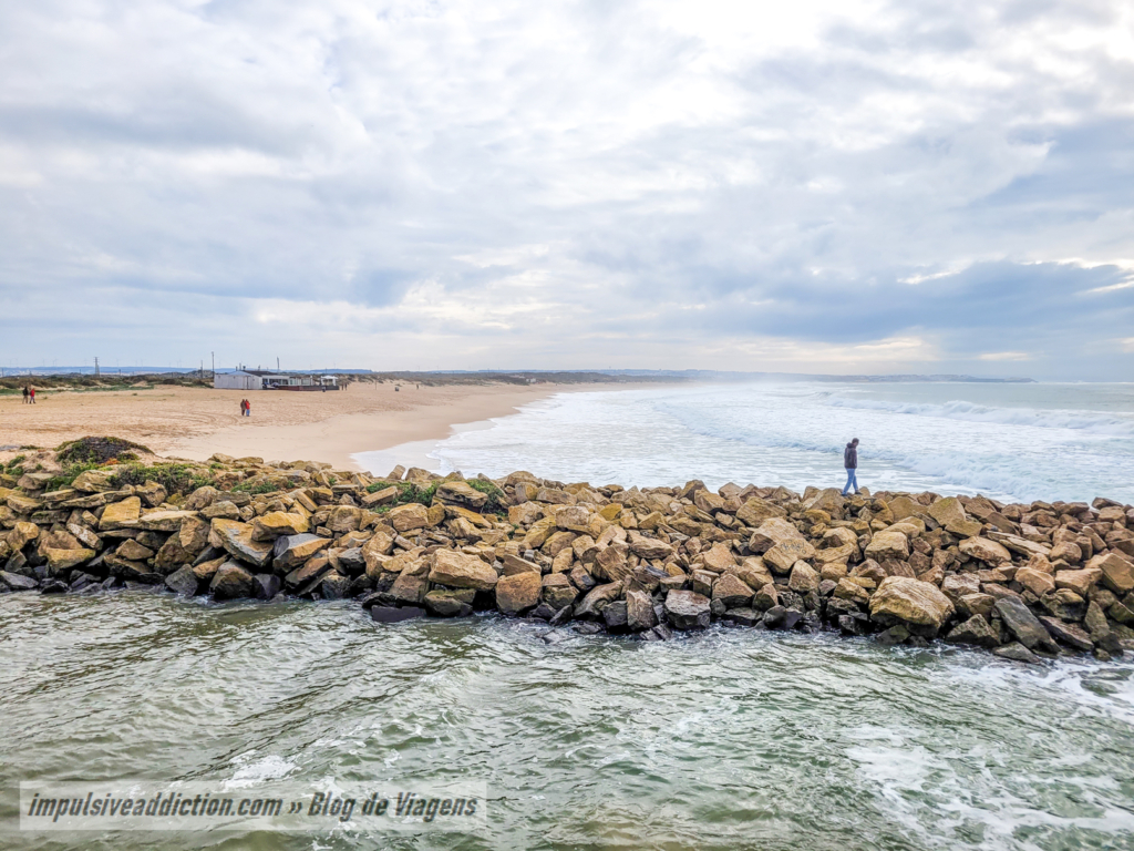 Molhe Leste Beach in Peniche