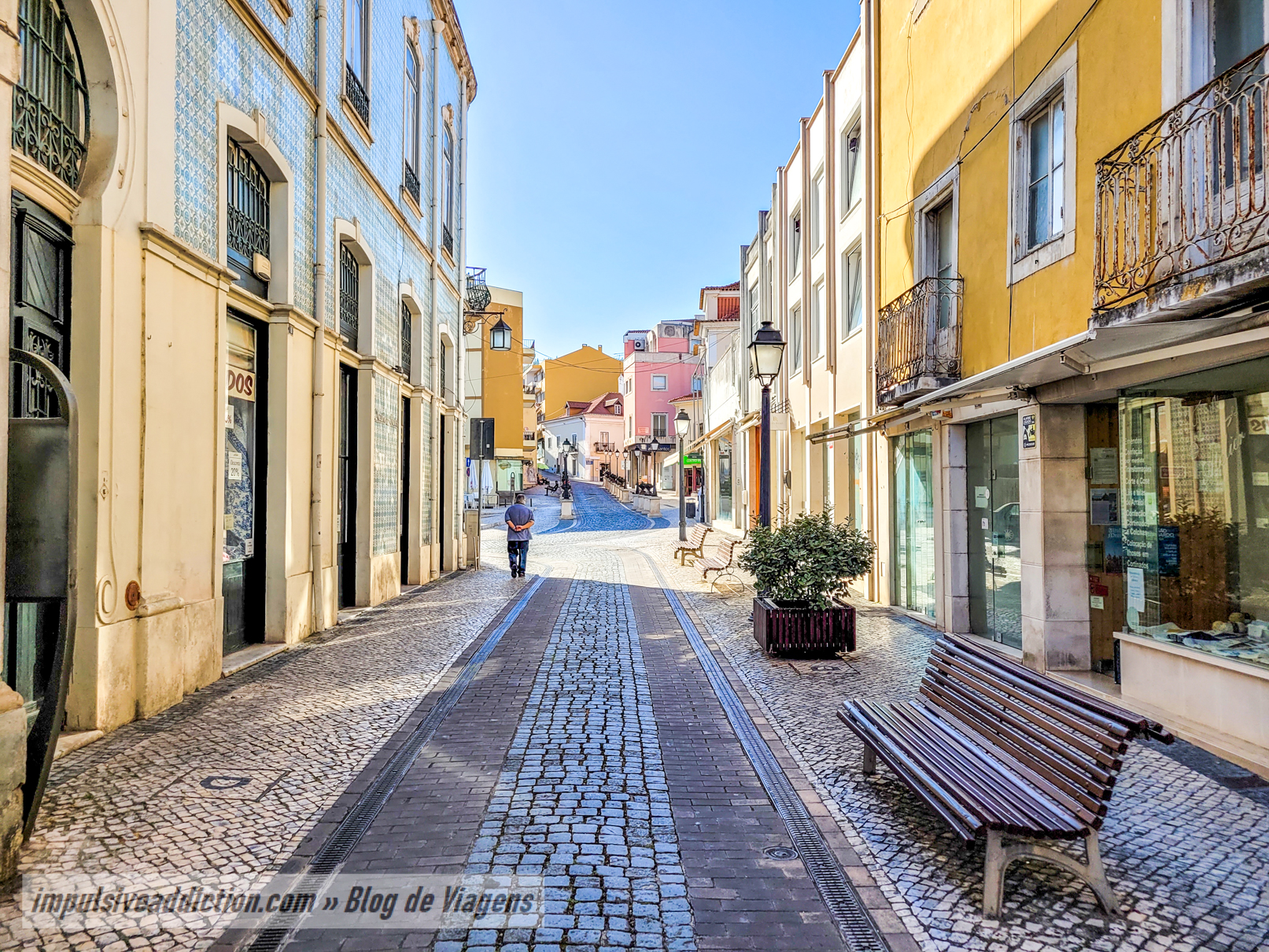 Rua 16 de Outubro em Alcobaça