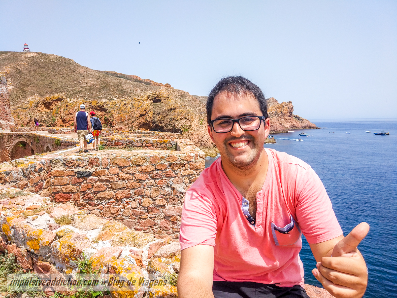 Me, visiting Berlengas | Things to do in Peniche