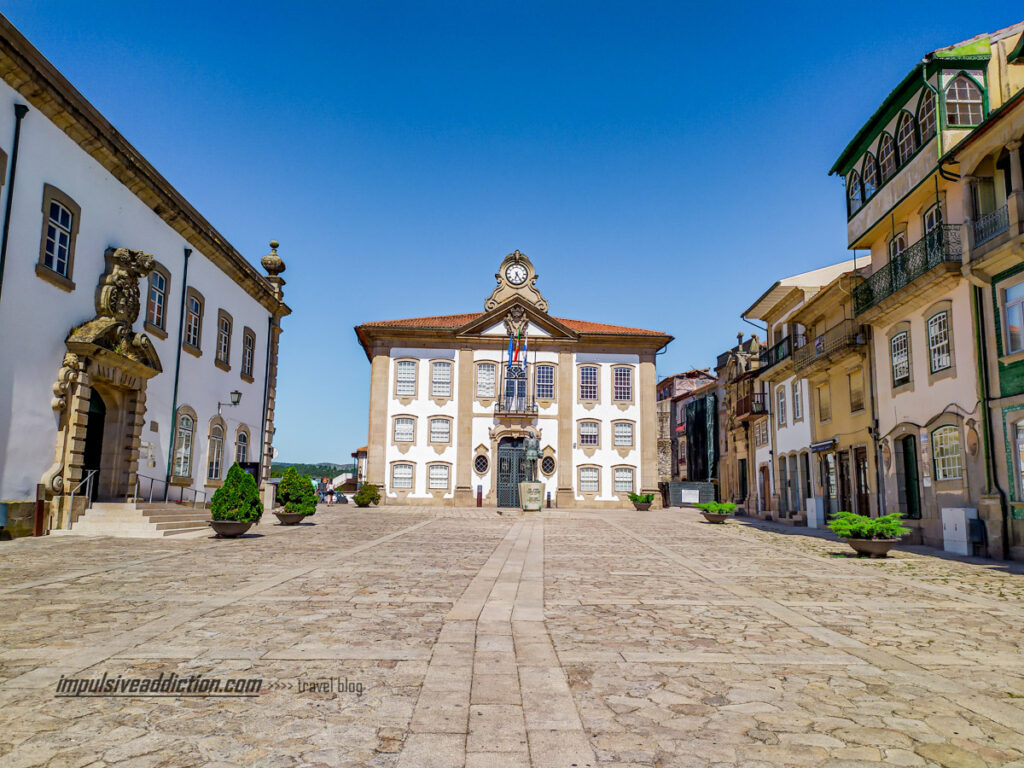 Camões Square in Chaves - N2 Portugal Road Trip