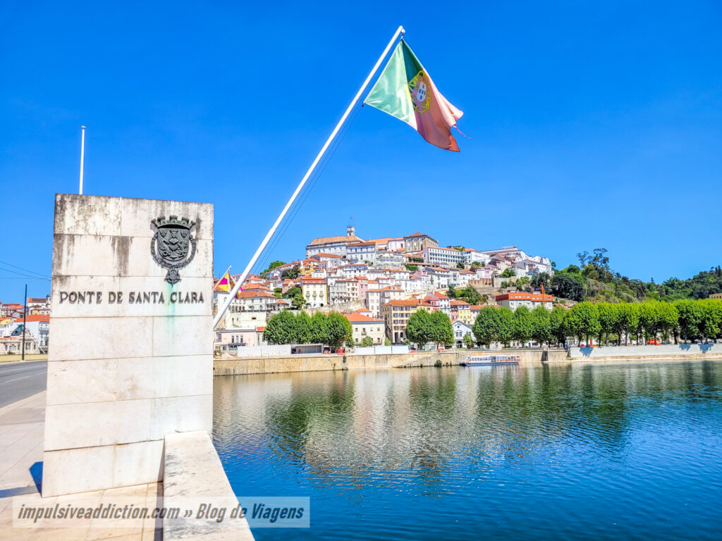 Santa Clara Bridge and Coimbra City