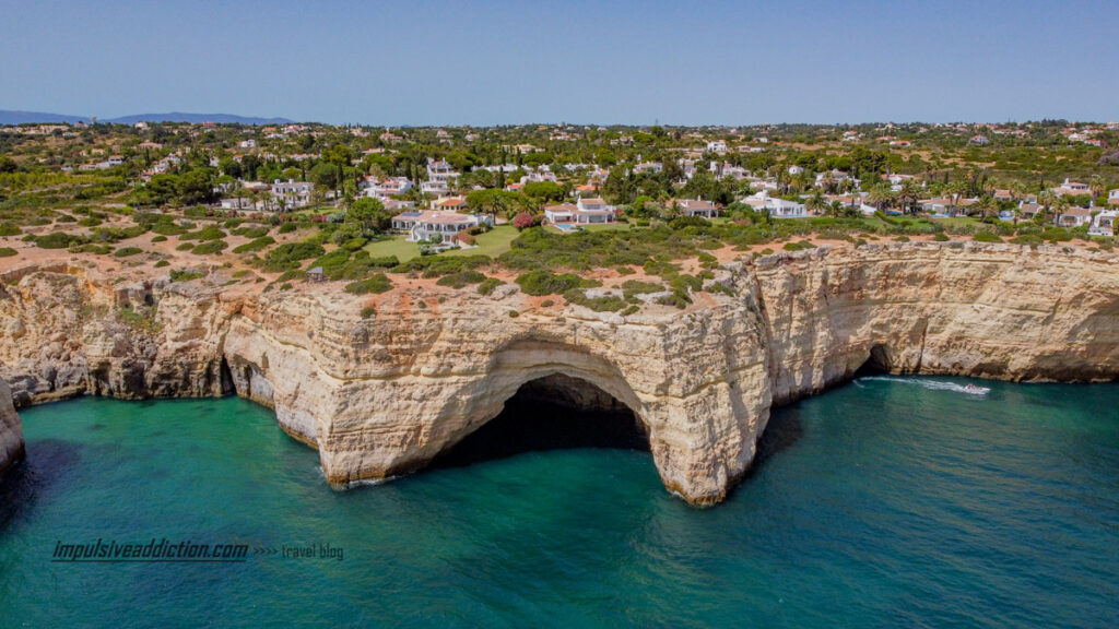 Cliffs of the Seven Hanging Valleys Trail where some of the best beaches in Algarve are located